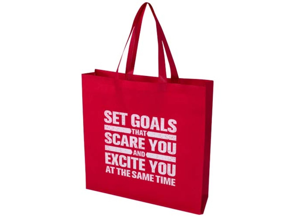 Tote bag a soffietto in tessuto non tessuto riciclato certificato GRS da 12 litri EcoSeal FullGadgets.com