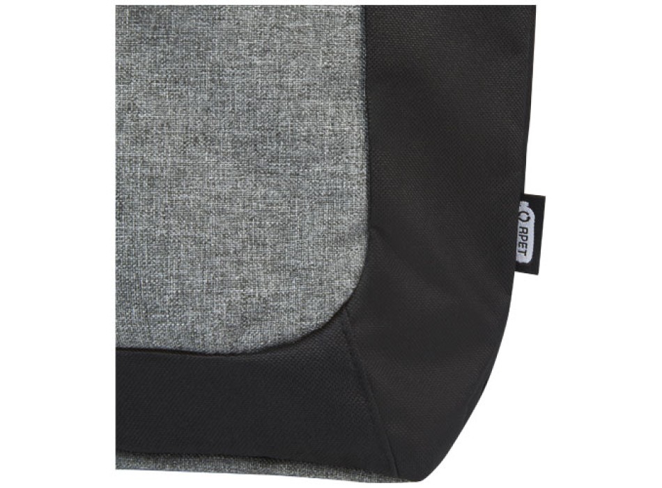 Tote bag bicolore con zip in materiale riciclato certificato GRS Reclaim 15L FullGadgets.com