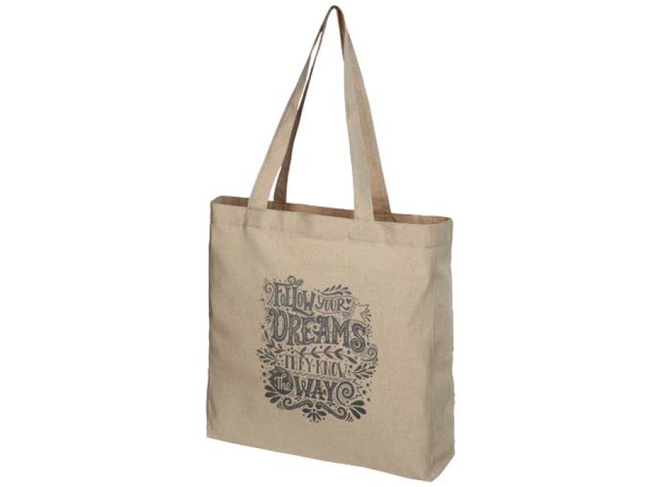 Tote bag con fondo ampio in tessuto riciclato 210 g/m² Pheebs - 13L FullGadgets.com