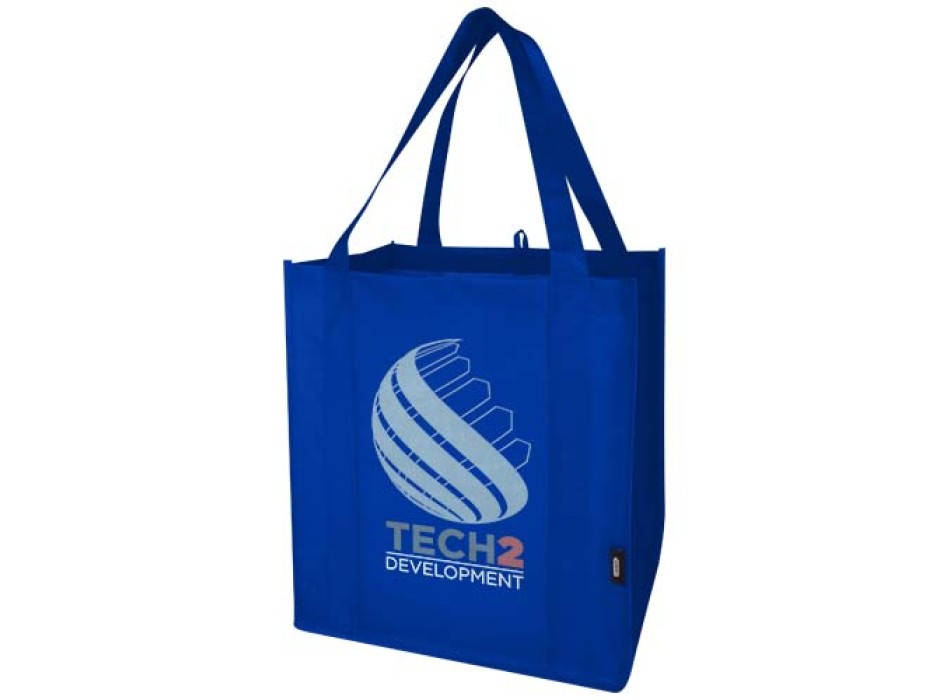 Tote bag con fondo rigido in tessuto non tessuto riciclato certificato GRS Liberty - 29L FullGadgets.com