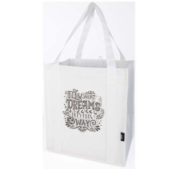 Tote bag con fondo rigido in tessuto non tessuto riciclato certificato GRS Liberty - 29L FullGadgets.com