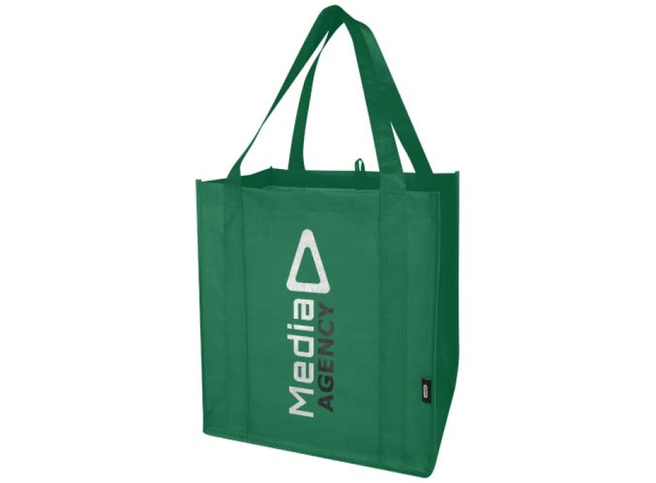 Tote bag con fondo rigido in tessuto non tessuto riciclato certificato GRS Liberty - 29L FullGadgets.com