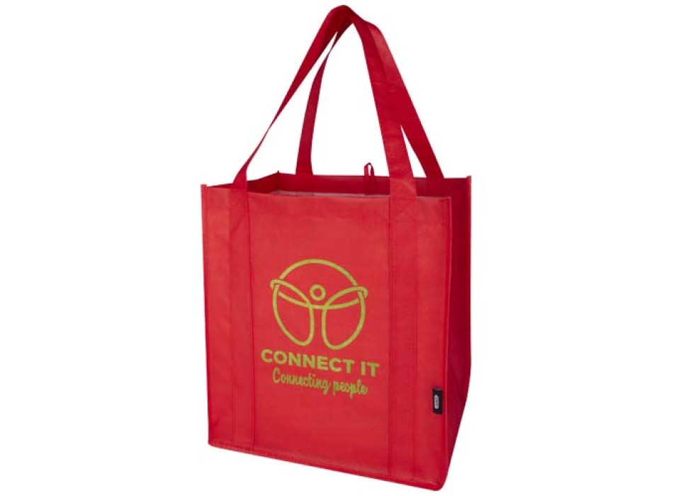 Tote bag con fondo rigido in tessuto non tessuto riciclato certificato GRS Liberty - 29L FullGadgets.com