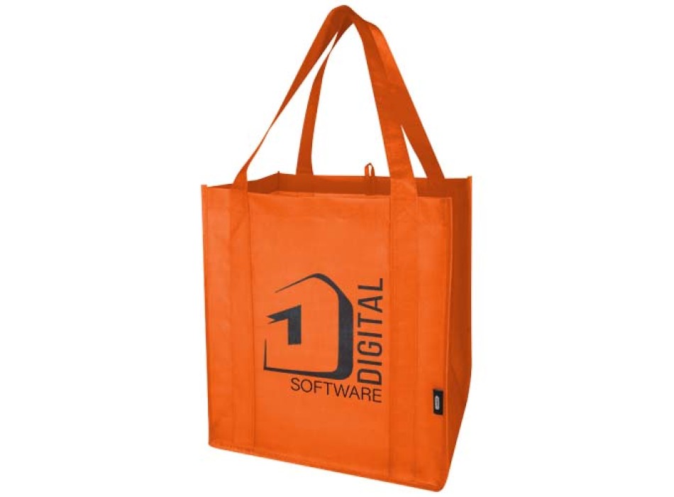 Tote bag con fondo rigido in tessuto non tessuto riciclato certificato GRS Liberty - 29L FullGadgets.com