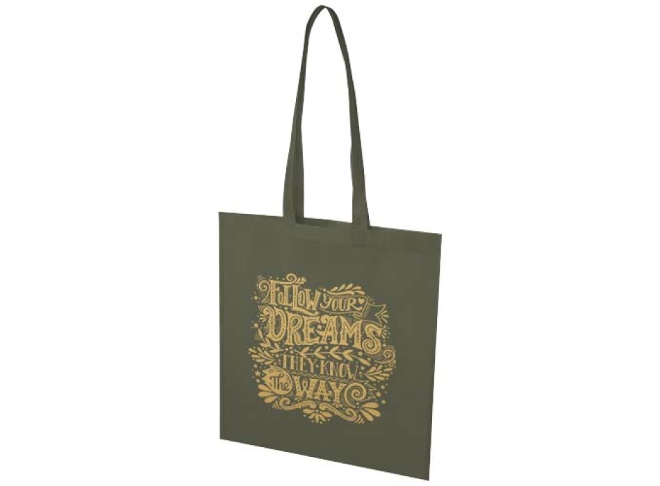 Tote bag convention in tessuto non tessuto riciclato certificato GRS da 6 litri EcoSeal FullGadgets.com