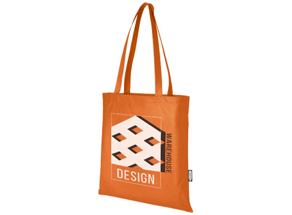 Tote bag convention in tessuto non tessuto riciclato certificato GRS Zeus 6l FullGadgets.com