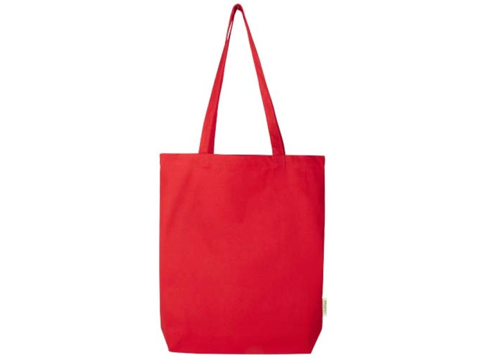 Tote bag da 11 litri con base ampia in tessuto biologico certificato OCS da 180 g/m² Odisha  FullGadgets.com