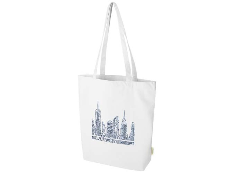 Tote bag da 11 litri con base ampia in tessuto biologico certificato OCS da 180 g/m² Odisha  FullGadgets.com