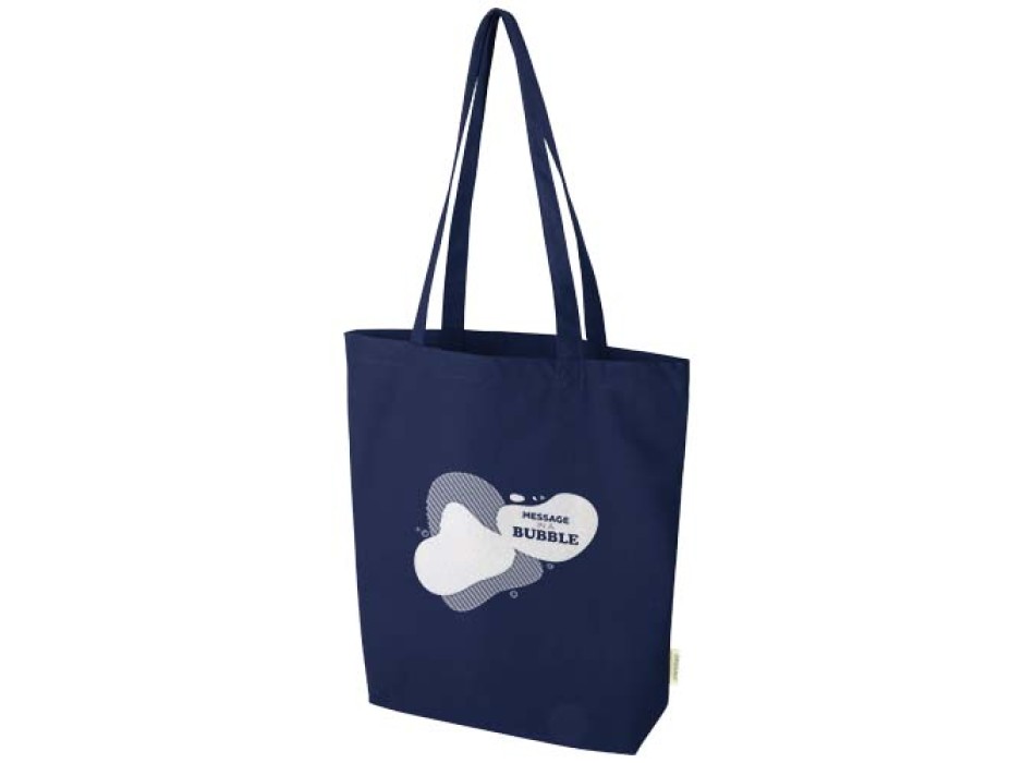 Tote bag da 11 litri con base ampia in tessuto biologico certificato OCS da 180 g/m² Odisha  FullGadgets.com