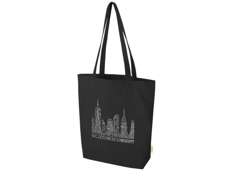 Tote bag da 11 litri con base ampia in tessuto biologico certificato OCS da 180 g/m² Odisha  FullGadgets.com