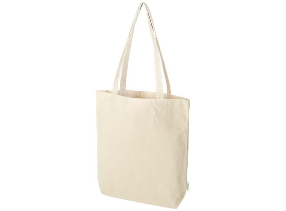 Tote bag da 11 litri con base ampia in tessuto biologico certificato OCS da 180 g/m² Odisha  FullGadgets.com