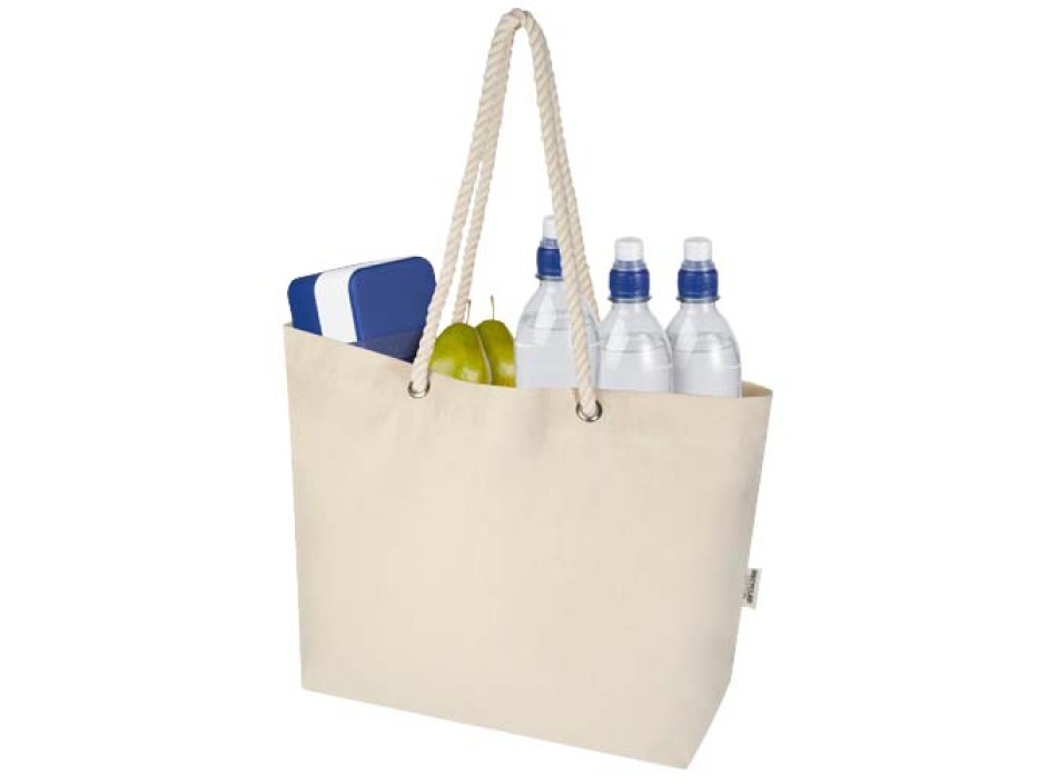 Tote bag da spiaggia in materiale riciclato certificato GRS 270 g/m² Florida FullGadgets.com