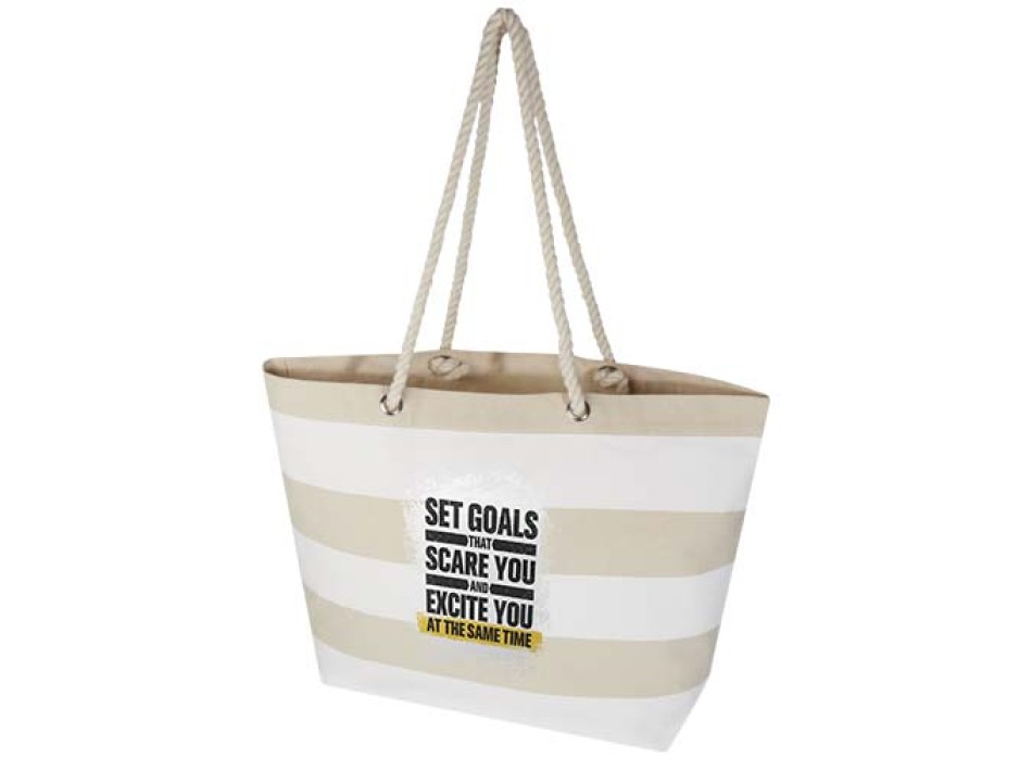 Tote bag da spiaggia in materiale riciclato certificato GRS 270 g/m² Florida FullGadgets.com