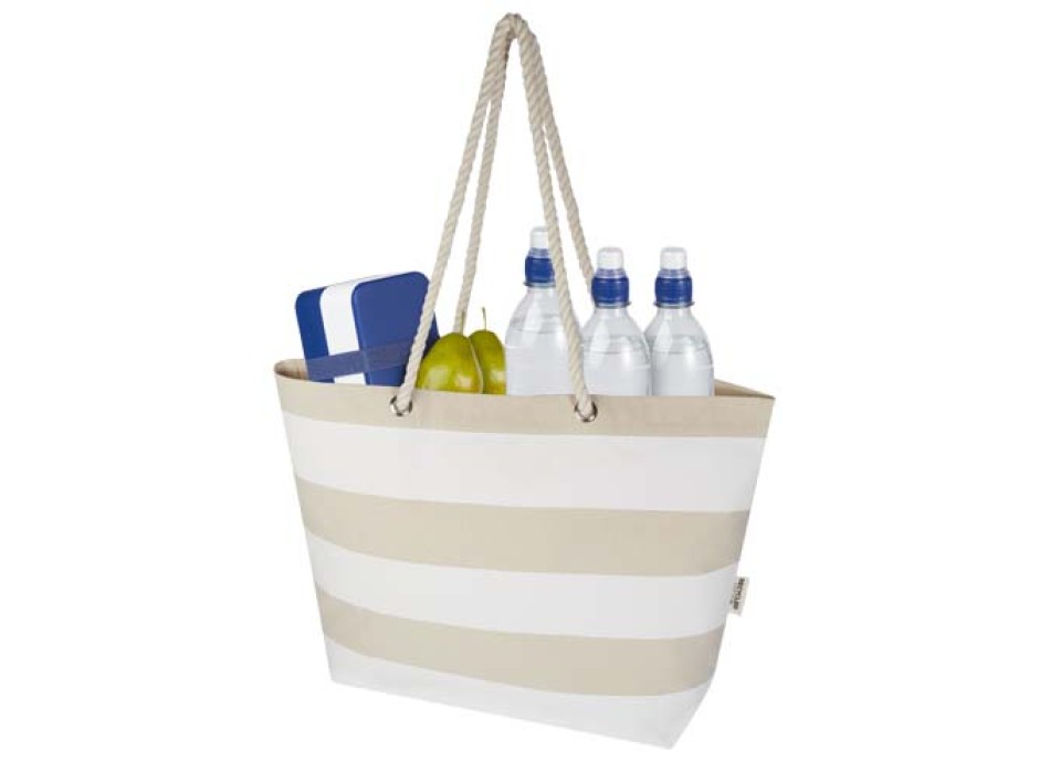Tote bag da spiaggia in materiale riciclato certificato GRS 270 g/m² Florida FullGadgets.com