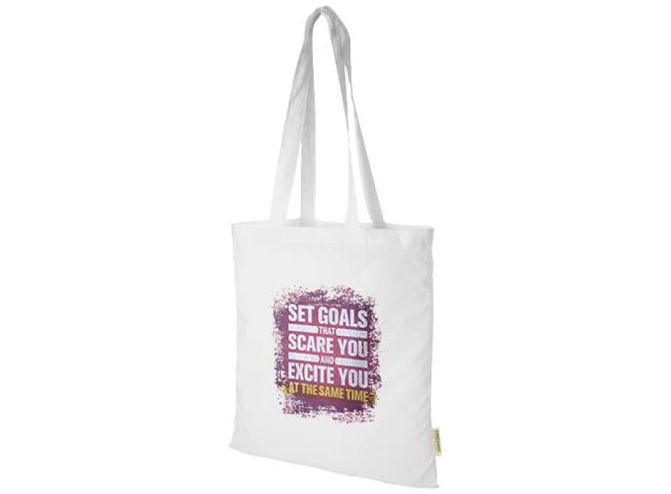 Tote bag in cotone biologico certificato OCS da 140 g/m² Odisha -7L FullGadgets.com