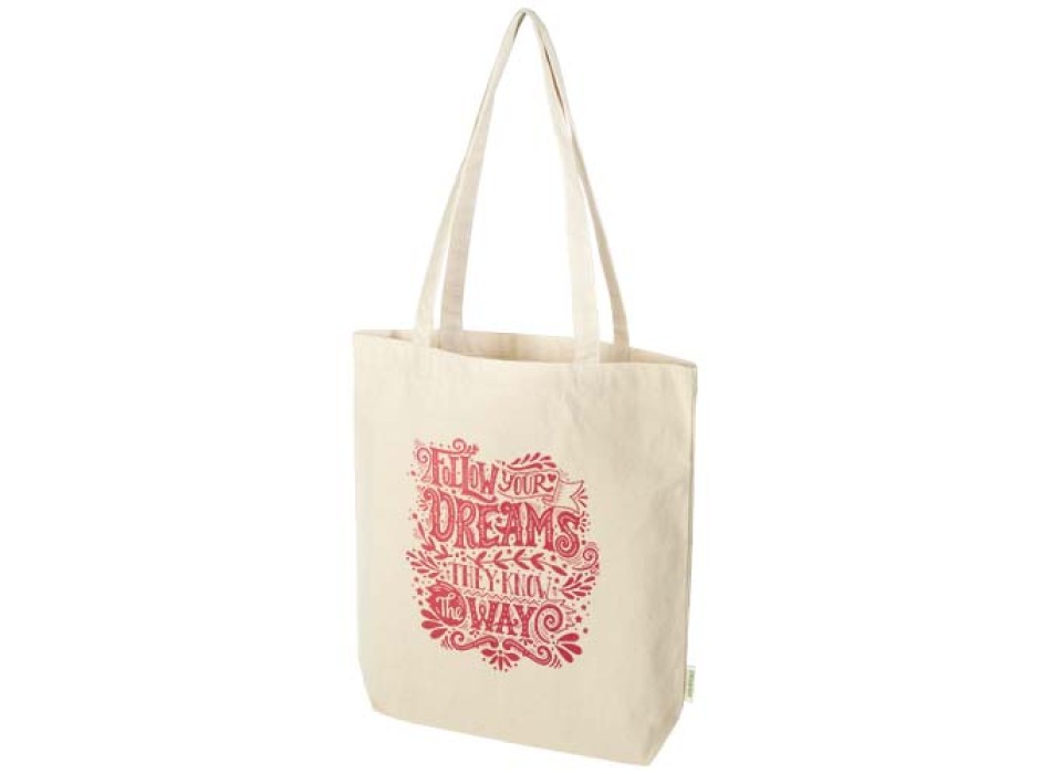 Tote bag in cotone biologico certificato OCS da 270 g/m² Odisha  FullGadgets.com