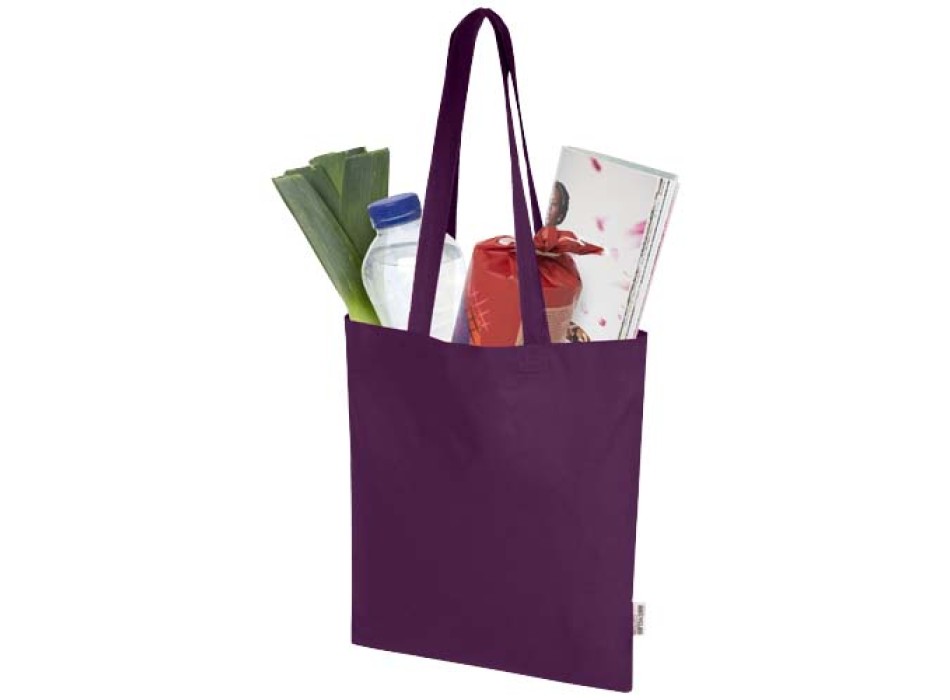 Tote bag in cotone riciclato certificato GRS da 140 g/m² Madras Blend - 7L FullGadgets.com