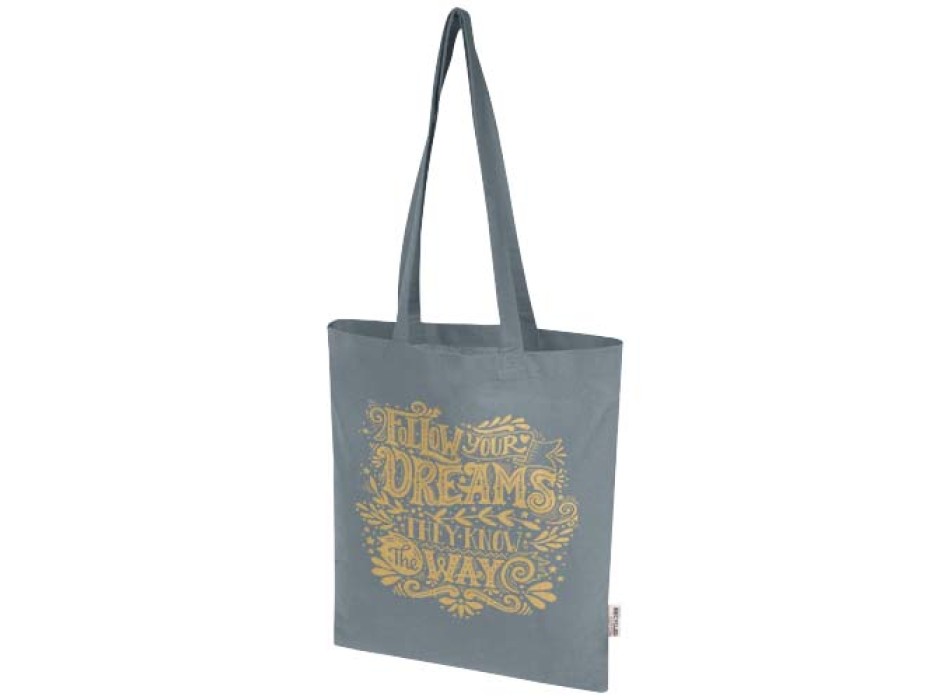 Tote bag in cotone riciclato certificato GRS da 140 g/m² Madras Blend - 7L FullGadgets.com