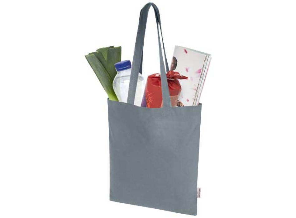 Tote bag in cotone riciclato certificato GRS da 140 g/m² Madras Blend - 7L FullGadgets.com