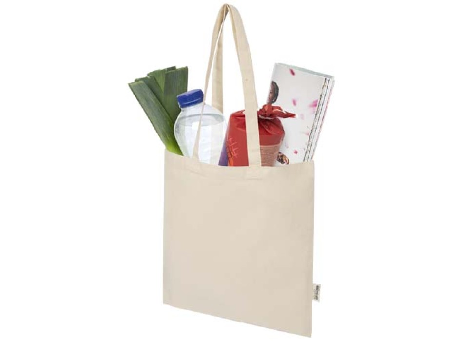 Tote bag in cotone riciclato certificato GRS da 140 g/m² Madras Blend - 7L FullGadgets.com