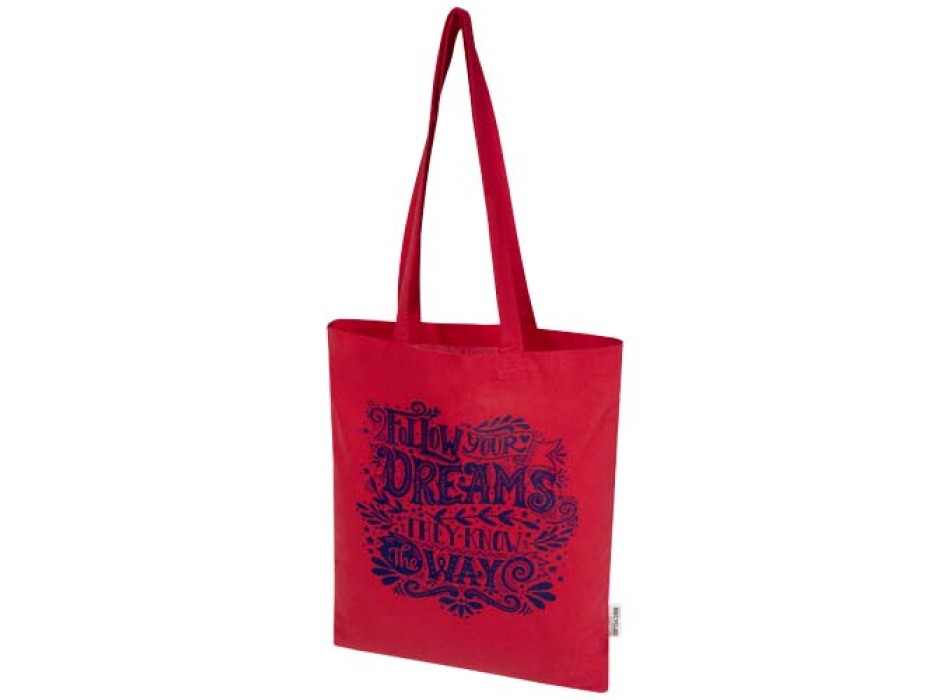 Tote bag in cotone riciclato certificato GRS da 140 g/m² Madras Blend - 7L FullGadgets.com