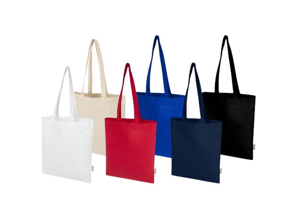 Tote bag in cotone riciclato certificato GRS da 180 g/m² Peru Blend - 7L FullGadgets.com