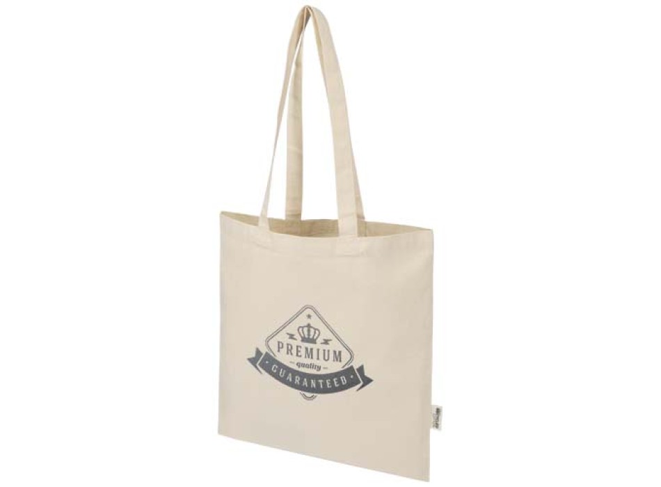 Tote bag in cotone riciclato certificato GRS da 180 g/m² Peru Blend - 7L FullGadgets.com