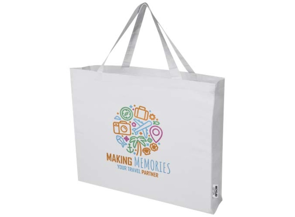 Tote bag in cotone riciclato certificato GRS da 220 g/m² Odessa 40L FullGadgets.com