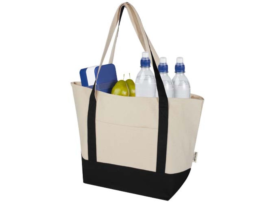 Tote bag in cotone riciclato certificato GRS da 320 g/m² Sam FullGadgets.com