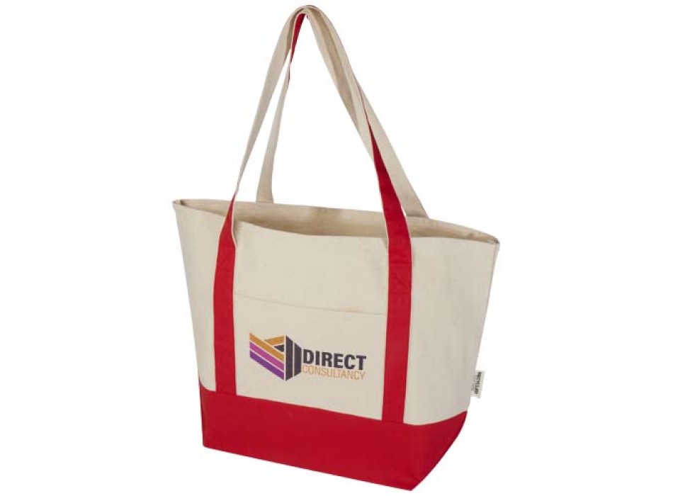 Tote bag in cotone riciclato certificato GRS da 320 g/m² Sam FullGadgets.com