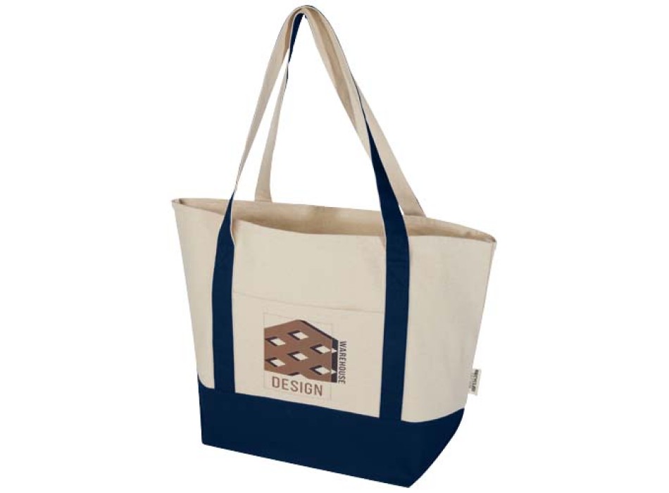Tote bag in cotone riciclato certificato GRS da 320 g/m² Sam FullGadgets.com