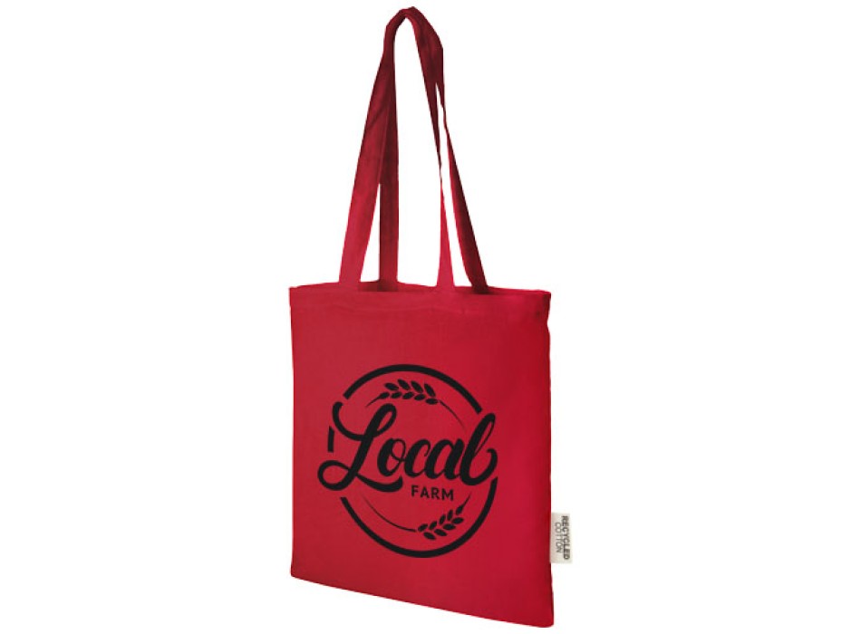 Tote bag in cotone riciclato GRS da 140 g/m2 Madras - 7L FullGadgets.com