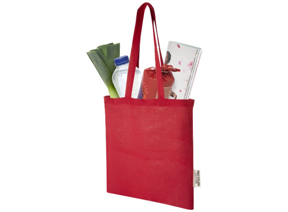Tote bag in cotone riciclato GRS da 140 g/m2 Madras - 7L FullGadgets.com