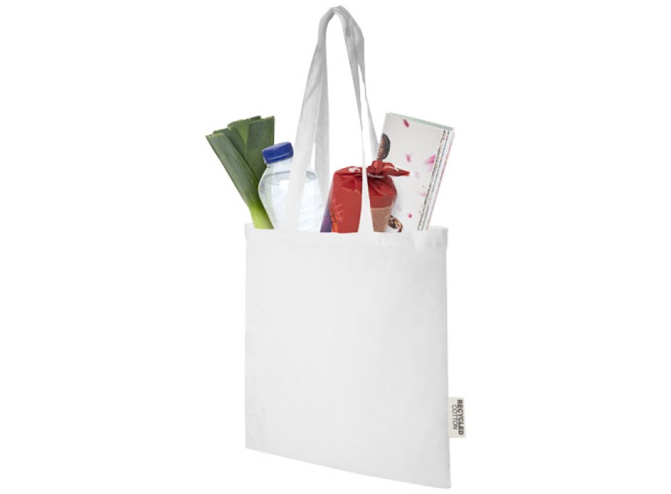 Tote bag in cotone riciclato GRS da 140 g/m2 Madras - 7L FullGadgets.com