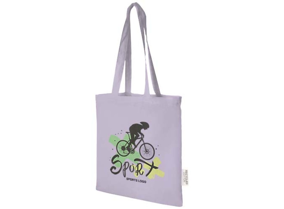 Tote bag in cotone riciclato GRS da 140 g/m2 Madras - 7L FullGadgets.com