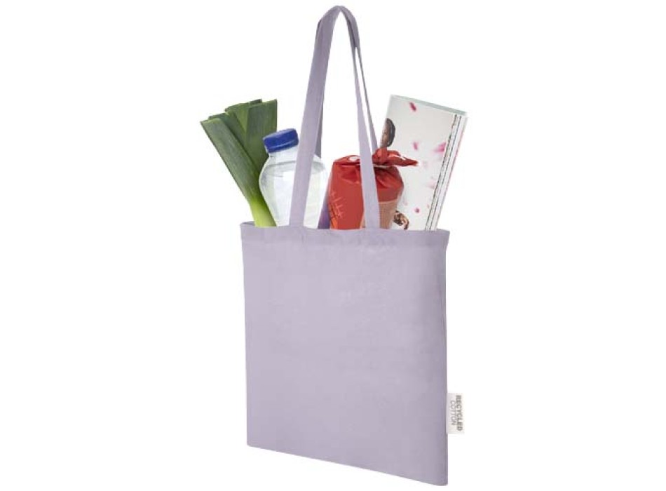 Tote bag in cotone riciclato GRS da 140 g/m2 Madras - 7L FullGadgets.com