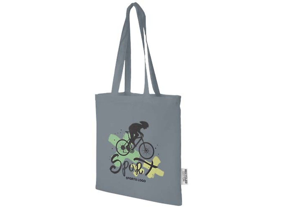 Tote bag in cotone riciclato GRS da 140 g/m2 Madras - 7L FullGadgets.com