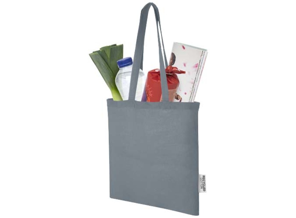 Tote bag in cotone riciclato GRS da 140 g/m2 Madras - 7L FullGadgets.com