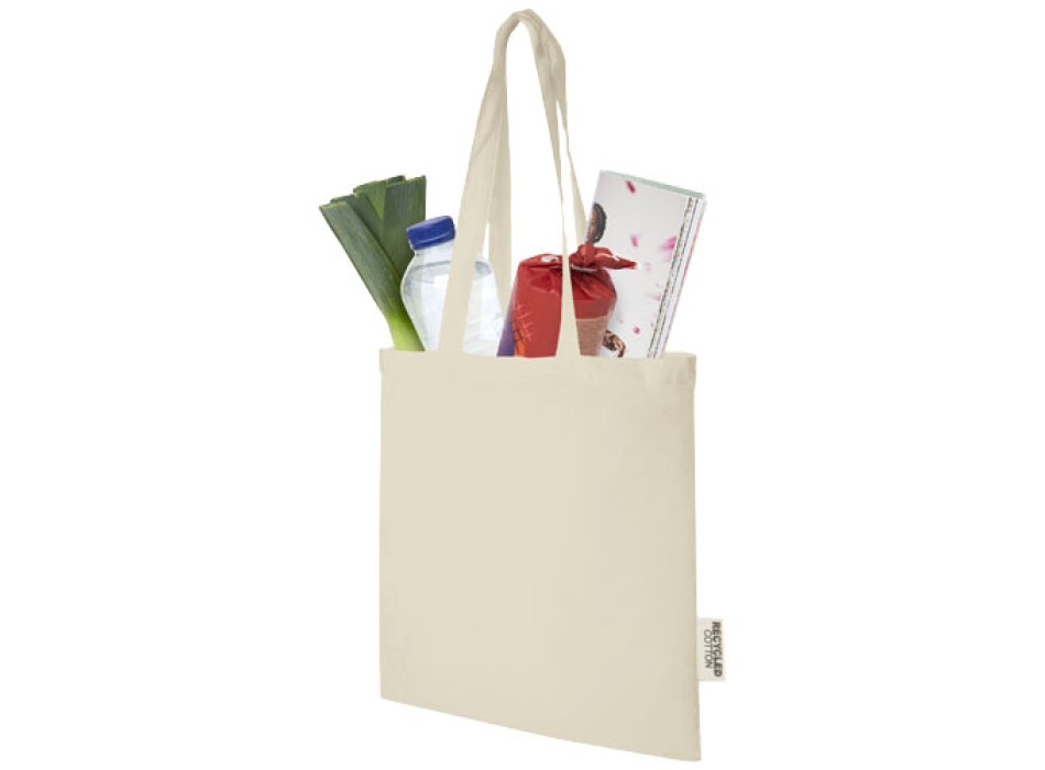 Tote bag in cotone riciclato GRS da 140 g/m2 Madras - 7L FullGadgets.com