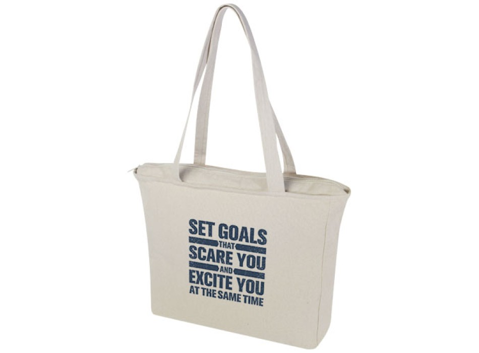 Tote bag in materiale riciclato da 500 g/m² Weekender Aware™ FullGadgets.com