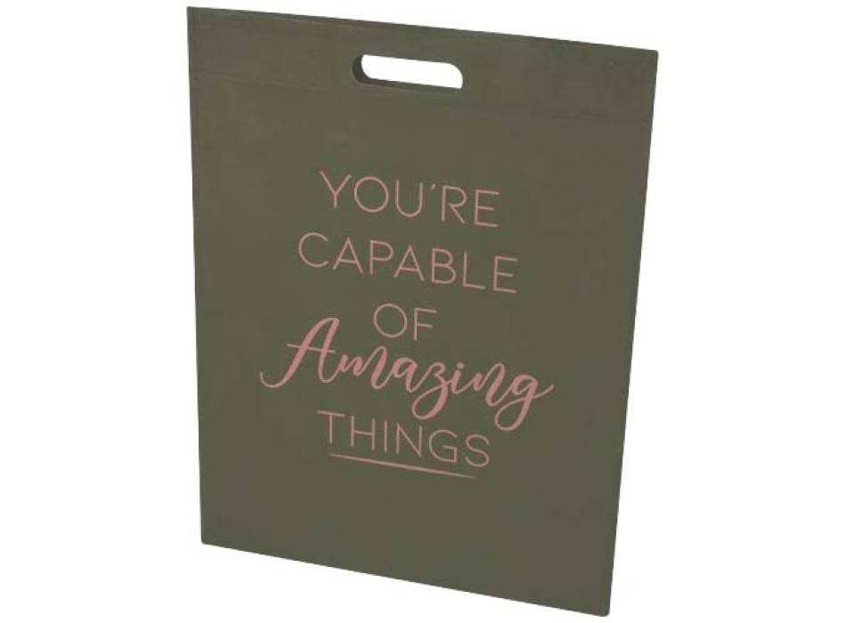 Tote bag in tessuto non tessuto riciclato certificato GRS da 5 litri EcoSeal FullGadgets.com