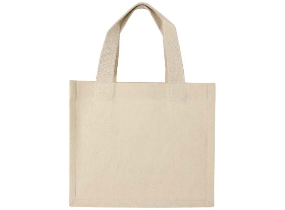Tote bag mini a soffietto in cotone riciclato certificato GRS da 220 g/m² Odessa - 9L FullGadgets.com