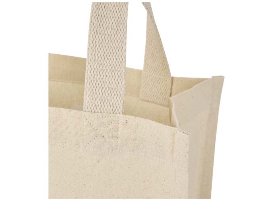 Tote bag mini a soffietto in cotone riciclato certificato GRS da 220 g/m² Odessa - 9L FullGadgets.com