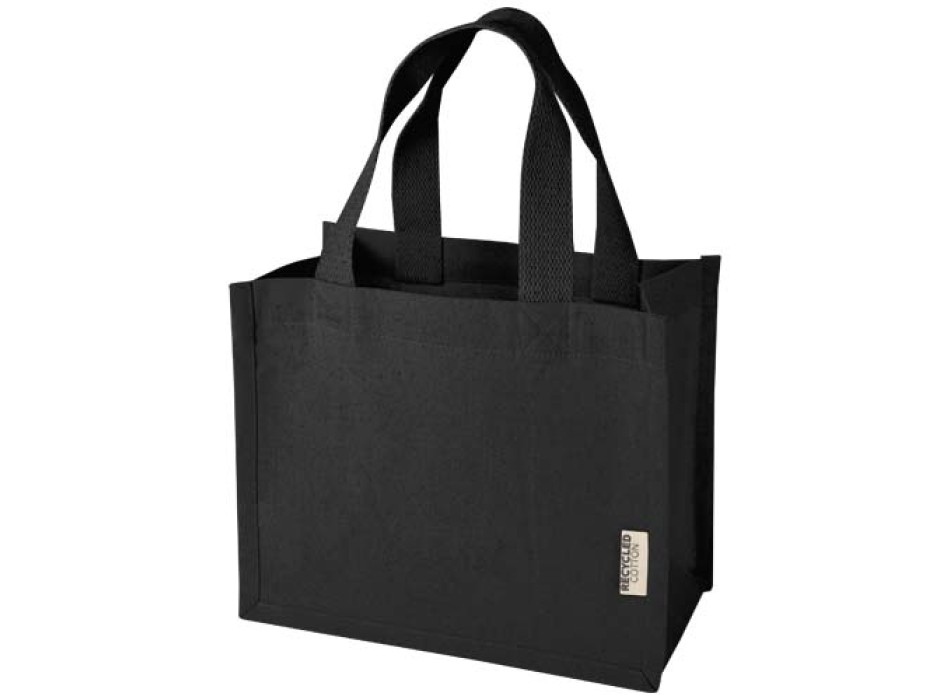 Tote bag mini a soffietto in cotone riciclato certificato GRS da 220 g/m² Odessa - 9L FullGadgets.com