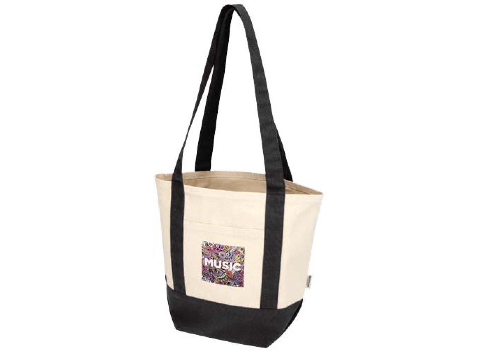 Tote bag mini in cotone riciclato certificato GRS da 320 g/m² Sam FullGadgets.com