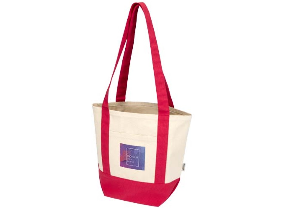 Tote bag mini in cotone riciclato certificato GRS da 320 g/m² Sam FullGadgets.com