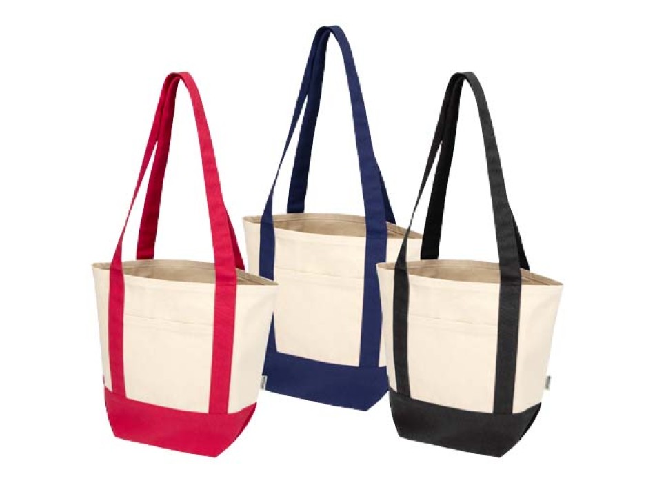 Tote bag mini in cotone riciclato certificato GRS da 320 g/m² Sam FullGadgets.com