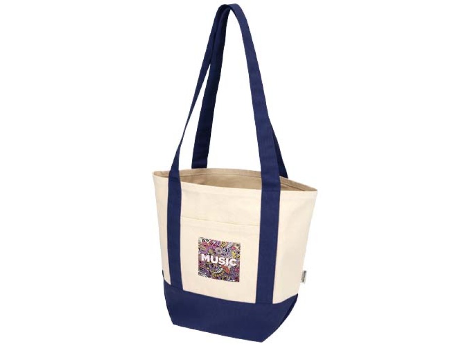 Tote bag mini in cotone riciclato certificato GRS da 320 g/m² Sam FullGadgets.com