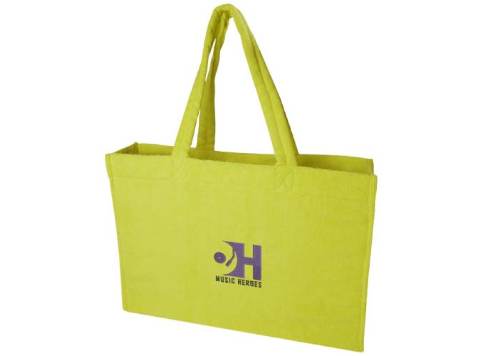 Tote bag per la spiaggia in spugna riciclata certificata GRS da 13 litri Siam FullGadgets.com