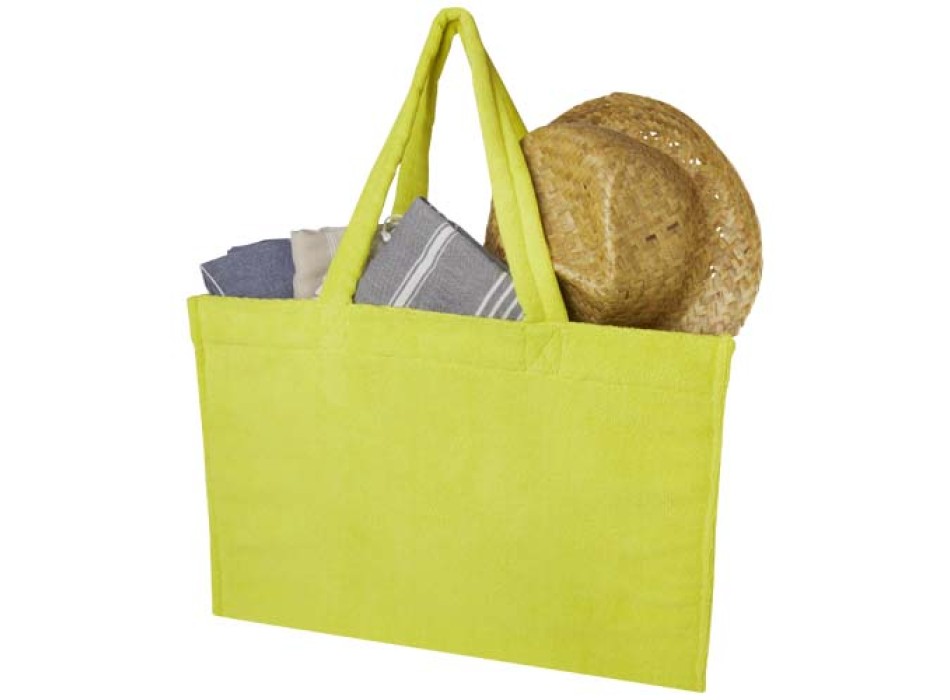 Tote bag per la spiaggia in spugna riciclata certificata GRS da 13 litri Siam FullGadgets.com